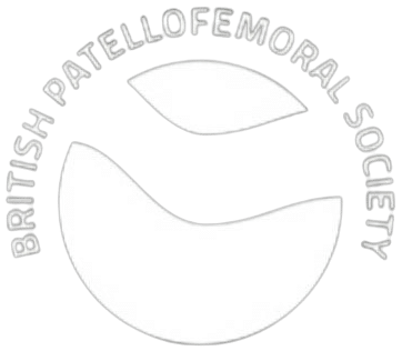 British Patellofemoral Society (BPFS) logo representing specialist expertise in patellofemoral pain and kneecap instability