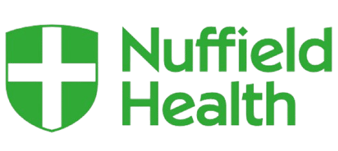 Nuffield Health hospital logo for private hospital care and outpatient appointments in Bristol and Bath